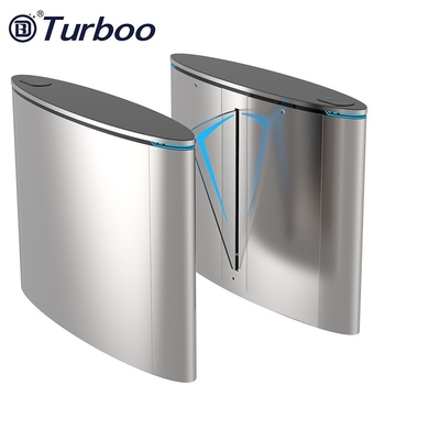 Beli Keamanan Flap Turnstile Gate Office Building RS485 Dry Contact Flap Barrier Gate online manufacture