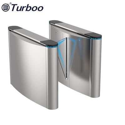 Beli Pedestrian Access Control Turnstile Flap Barrier Gate Dengan Pengenalan Wajah Sidik Jari online manufacture