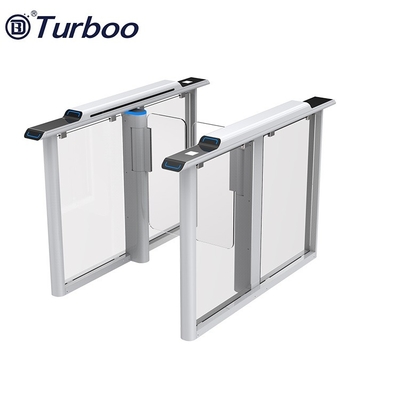 Beli Perlindungan Gerbang Keamanan Kantor Ramping Tahan Lama Dengan Lengan Kaca Akrilik / Tempered online manufacture