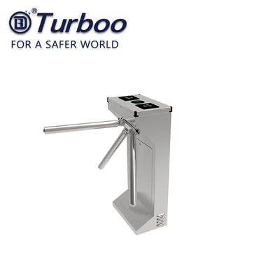 Beli Motorized Kompak Tripod Turnstile Gate Stainless Steel RS485 Pengontrol Akses Keamanan online manufacture