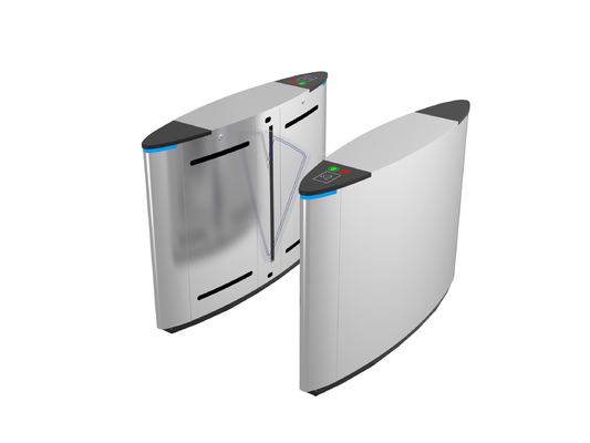 Beli Penghalang Indoor Flap Pedestrian Penghalang Gerbang Keamanan Keamanan Pengakuan Wajah Turnstile Terminal online manufacture