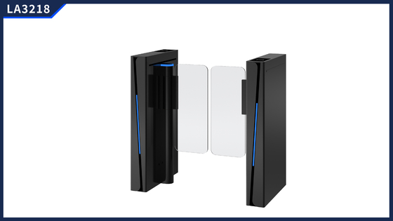 Beli Aman Pederstrain Speed Gate untuk Komunitas / Kantor Entrance Pass Lebar 600-900mm Infrared Sensor dan QR Code online manufacture