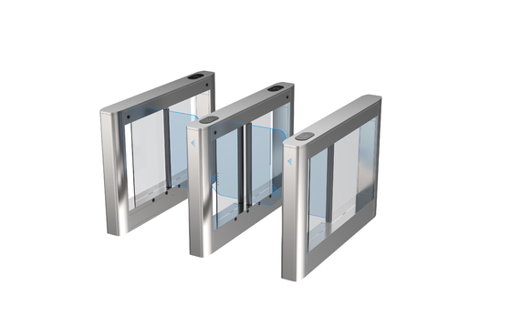 Beli Desain Terpadu Swing Turnstiles Gerbang Gerbang Keamanan Kantor Baja Rinsless online manufacture