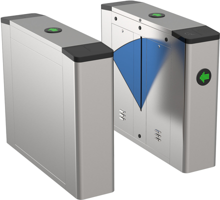 Beli Solusi Keamanan Modern 550mm Flap Barrier Turnstile dengan Lampu Indikator Dinamis online manufacture