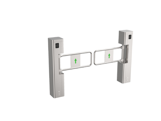 Beli Kontrol Akses Swing Gate Turnstile Kode RFID/QR Terintegrasi Untuk Self-Service Supermarket Gym online manufacture