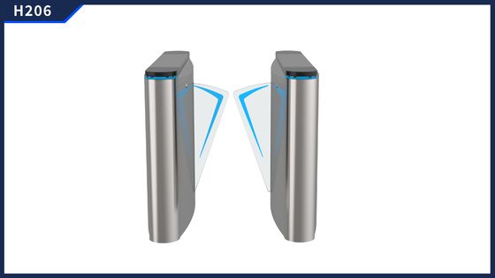 Beli Gerakan yang disikat Flap Barrier Gate Turnstile Access Control Baja tahan karat online manufacture