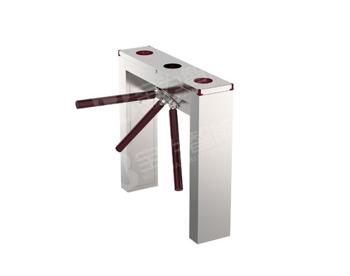 Beli Drop Arm Tripod Turnstile Gate Stainless Steel Pinggang Tinggi 35p / m Kapasitas online manufacture