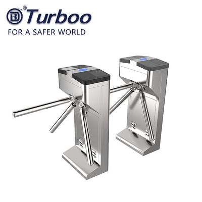 Beli Access Control Pedestrian Barrier Gate / Vertod Tripod Turnstile RFID Card Reader online manufacture
