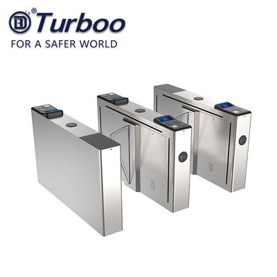 Beli Setengah Tinggi Flap Barrier Turnstile 100-240V Keamanan ID IC QR Card Reader online manufacture