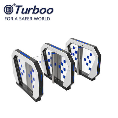 Beli Keamanan Optik Kecepatan Gerbang Turnstile Pembaca Kartu RFID Gerbang Pengenalan Wajah Dengan Motor Servo 240V online manufacture