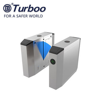 Beli Automatic Fingerprint Pedestrian Flap Barrier Turnstile Pinggang Tinggi PC Acrylic PC online manufacture