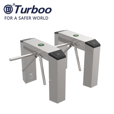 Beli SUS201 Tripod Turnstile Gate Barrier Dengan Bi Direction Dua Pembaca RFID online manufacture