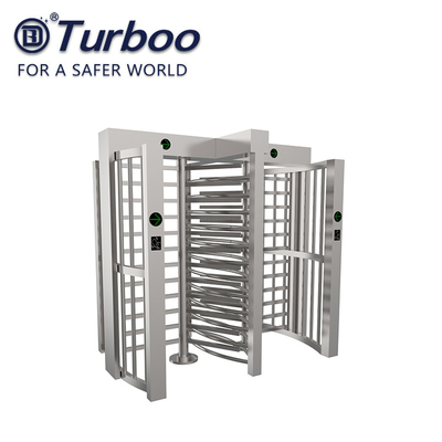 Beli Dual Lane Rotating Full Turnstile Tinggi Kontrol Akses Sistem Keamanan Dengan Fungsi RFID online manufacture