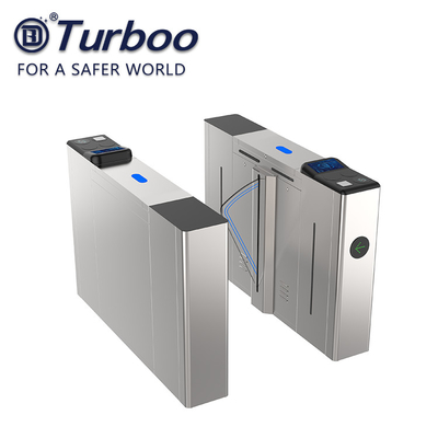 Beli Kontrol Akses E - Tiket Turnstile Gate 304SUS Flap Barrier R485 Kontak Kering online manufacture