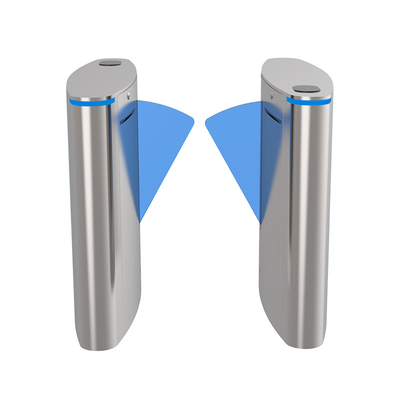 Beli Sistem Turnstile Flap Barrier Gate Pedestrian Indoor / Outdoor online manufacture
