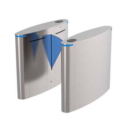 Beli Pedestrian Flap Barrier Gate Turnstile Auto Reset Sinyal Input Kontak Kering online manufacture