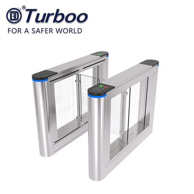 Beli Pengendalian Keamanan Akses-Pederstrain Flap barrier Gate-QR Code-entrance-community-Collecionador de cartões-RFID/QR Code online manufacture