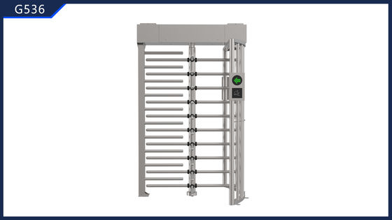 Kontrol Keamanan Akses Full Height Turnstile Gate QR Code untuk Penjara / Lingkungan 220V Input