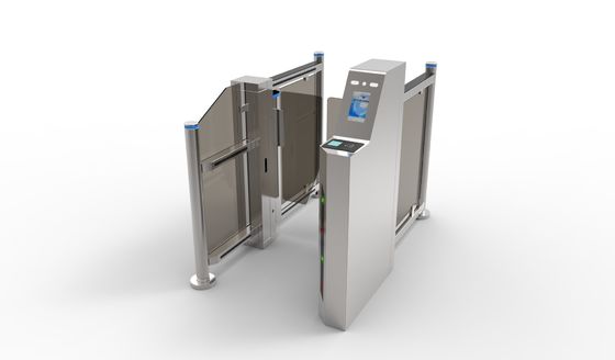Security Turnstile Metal Swing Barrier Gate Custom Checkpoint For Airport / Border