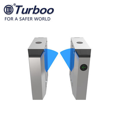 Durable Retractable Flap Barrier Turnstile Sistem Kontrol Akses Biometrik