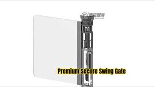 Z315 Murah tapi Kualitas Bagus Panel akrilik transparan Swing Gate