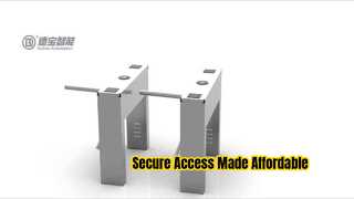 Turboo L129 Tripod Turnstile Gate Kontrol Akses Keamanan Tinggi Anti-mundur