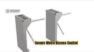 Perkenalkan Produk Keamanan Pintu Putar Tiga Lengan Stasiun Metro Antarmuka Elektronik Standar Untuk Anda