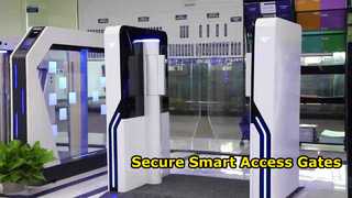 Perkenalkan EF3213 Smart Canteen Swing Gate Turnstile Hotel Restaurant Swing Barrier Gate Untuk Anda